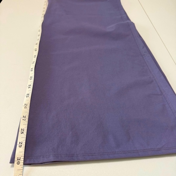 Youer Success Pants Wide Leg Women Size L High Waist Lightweight Alpen Purple - Picture 12 of 17